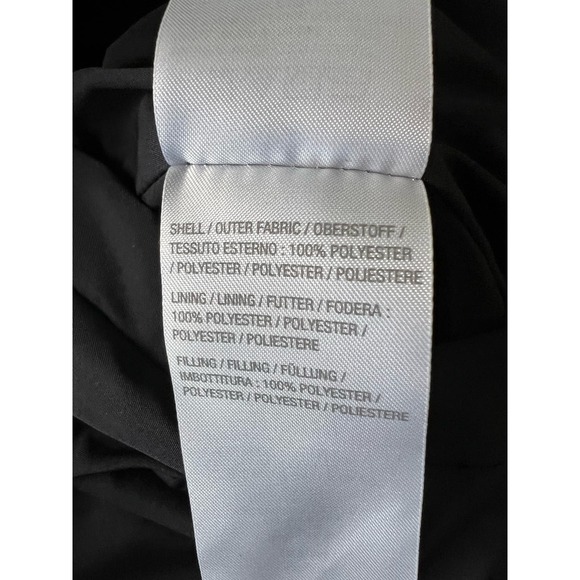 Dennis Basso Reversible Print to Solid Water Resistant Jacket NWOT BLK/ST SIZE L - Picture 5 of 7